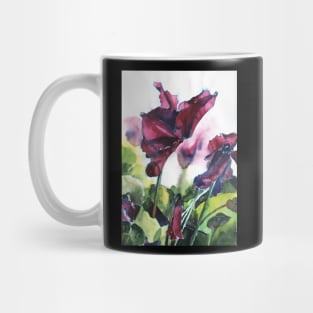 Cyclamen watercolor, pink flowers Mug